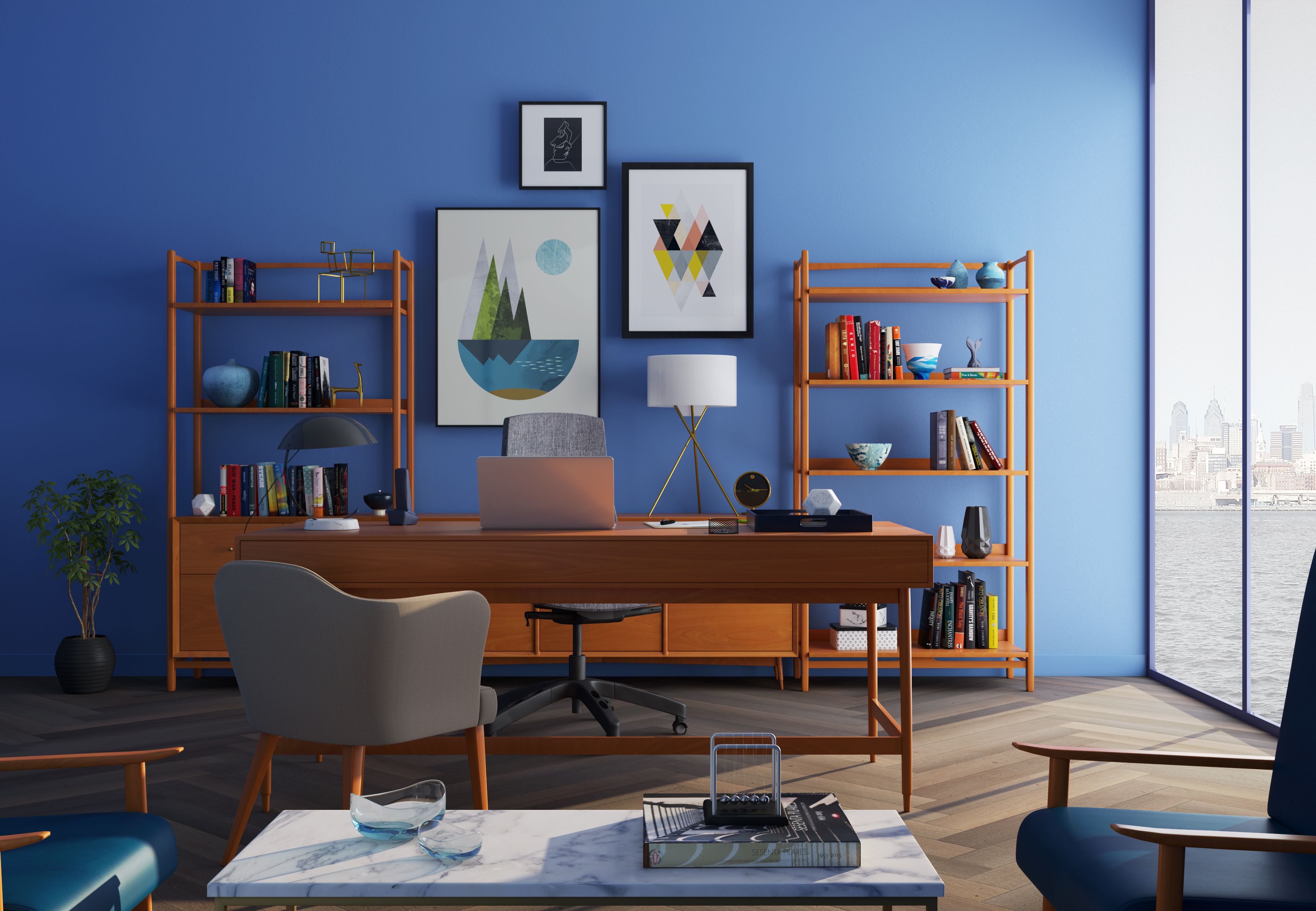 Office furniture assembly